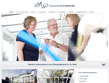 Tablet Screenshot of dr-dr-wolf.de